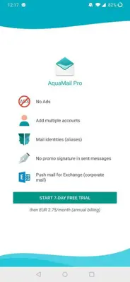 Email Aqua Mail - Fast, Secure android App screenshot 9